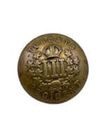Canadian 3rd Toronto Regiment Officers Large Size Tunic Button