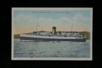 Canadian Steamer Princess Helene St John to Digby Service Vintage Post Card