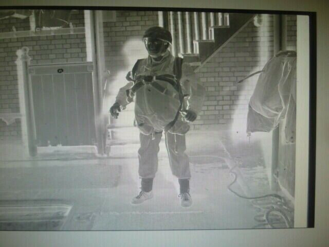 WW2 British Airborne Para Paratroper in Full Jump Kit Original Negative #38 WW2 British Airborne Para Paratroper in Full Jump Kit Original Negative #38