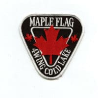 RCAF CAF Canadian 4 Wing Cold Lake Maple Flag Colour Crest Patch