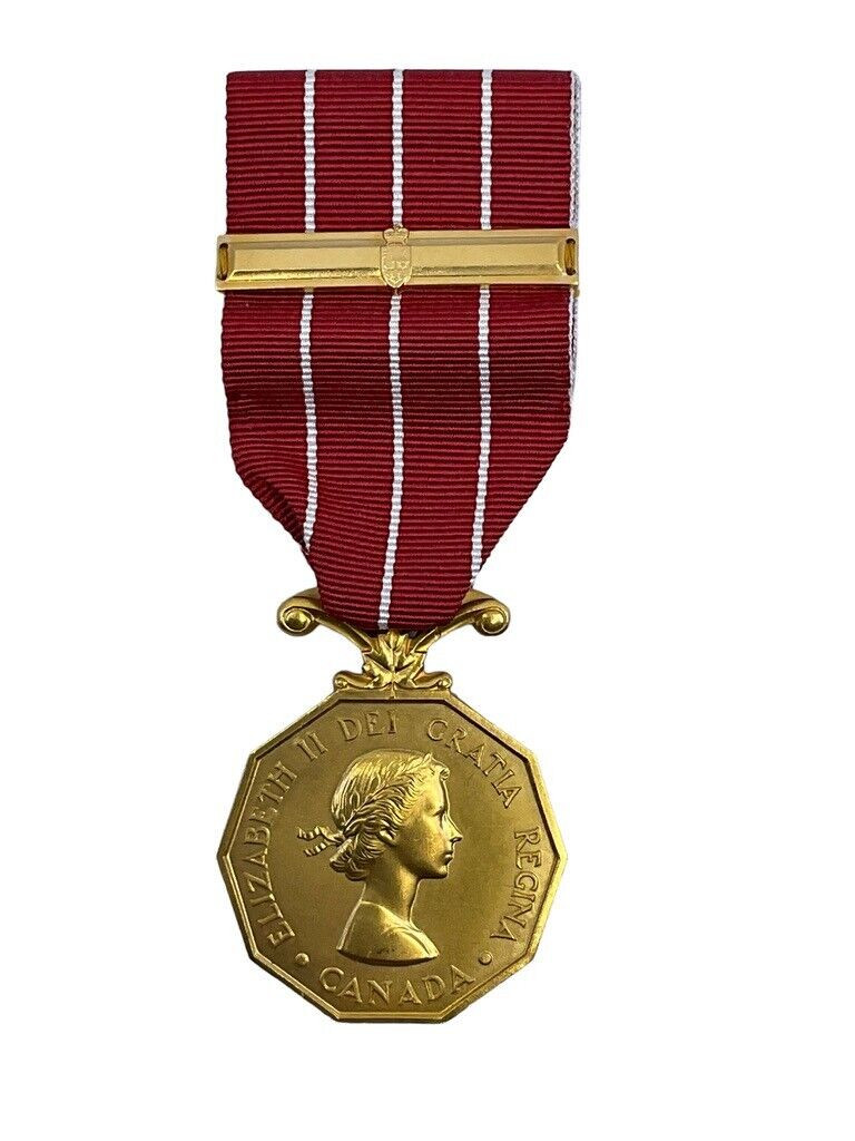 Canadian Forces Decoration and Bar in Box of Issue Sgt RJ McGuigan Canadian Forces Decoration and Bar in Box of Issue Sgt RJ McGuigan