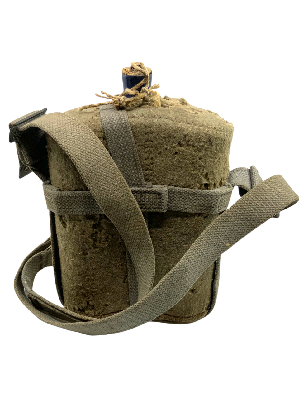 WW2 Canadian British RAF RCAF Water Bottle & 25 Pattern Web Cradle WW2 Canadian British RAF RCAF Water Bottle & 25 Pattern Web Cradle