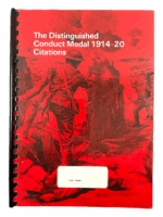 WW1 British BEF Distinguished Conduct Medal DCM Citations SC Reference Book 1