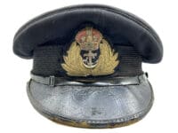 WW2 British Canadian Navy Officers Peak Cap Hat Size 7 1/8 WW2 British Canadian Navy Officers Peak Cap Hat Size 7 1/8