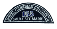 Canadian RCAC Air Cadets 155 Salt Ste Marie Shoulder Title Insignia Patch