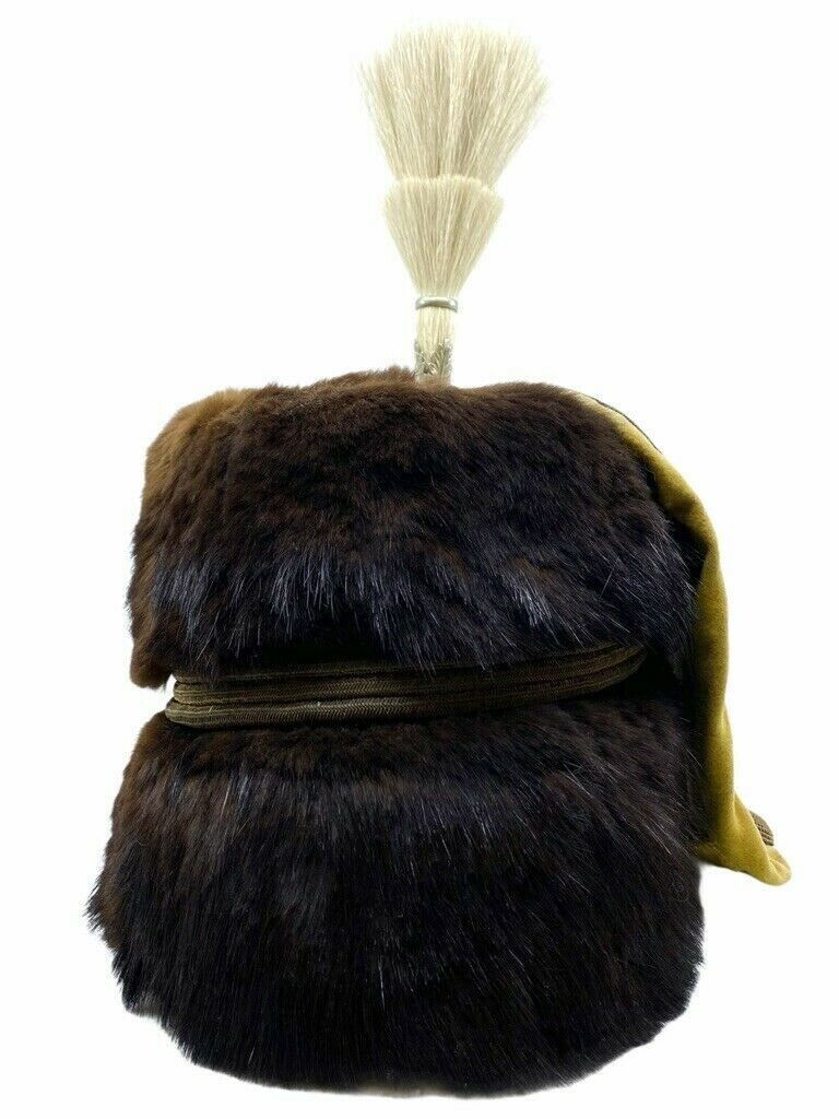 British Victorian 14th Hussars Officers Busby with Chinstrap by Cater and Co British Victorian 14th Hussars Officers Busby with Chinstrap by Cater and Co