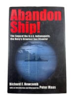 WW2 US Navy USS Indianapolis Abandon Ship Hard Cover Reference Book