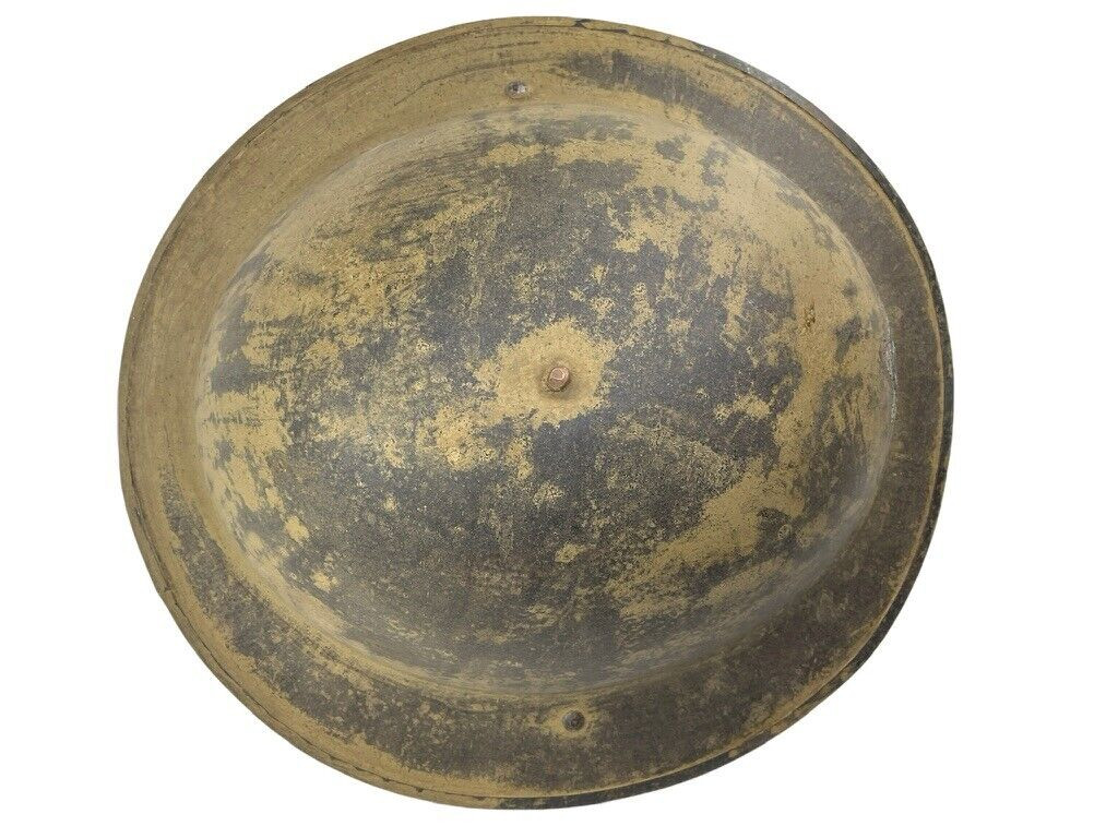 WW1 US AEF 101st Engineer Regiment Painted Brodie Camouflage Helmet WW1 US AEF 101st Engineer Regiment Painted Brodie Camouflage Helmet