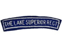 WW2 Canadian Lake Superior Regiment Shoulder Title British Made