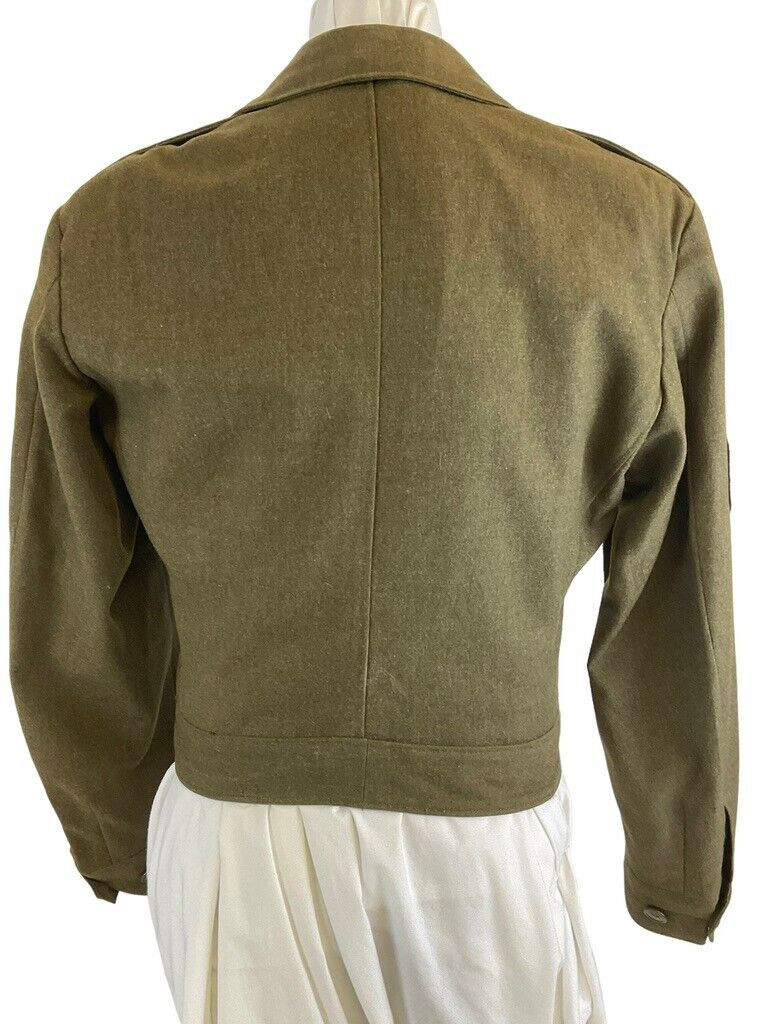 WW2 US Army 11th Airborne Patched Ike Jacket Uniform Tunic Size 38 WW2 US Army 11th Airborne Patched Ike Jacket Uniform Tunic Size 38