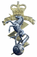 British REME Electrical Mechanical Engineers Officers Cap Badge