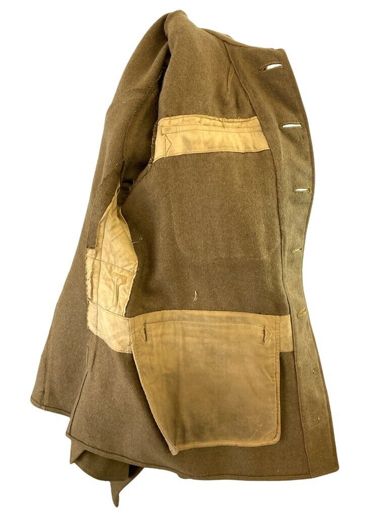 WW1 Canadian CEF 1st Brigade Garrison Artillery CGA 5 Button Khaki Tunic WW1 Canadian CEF 1st Brigade Garrison Artillery CGA 5 Button Khaki Tunic