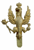 WW2 British 14th King's Hissars Cap Badge Insignia