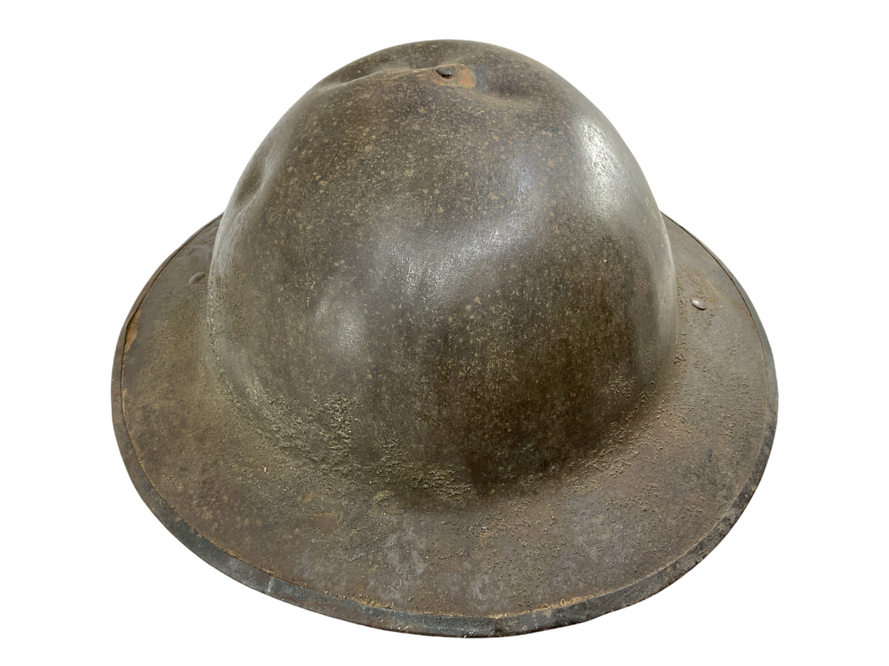 WW1 US AEF Motor Transport Corps Named Patch Painted Brodie Camouflage Helmet WW1 US AEF Motor Transport Corps Named Patch Painted Brodie Camouflage Helmet