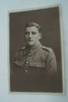 WW1 British BEF Royal Scots Portrait Photograph Postcard