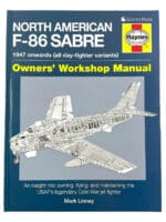 US North American F86 Sabre Haynes Workshop Manual Hard Cover Reference Book