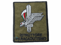 Italian Forces Parachute Paratroop Instructor Patch Insignia