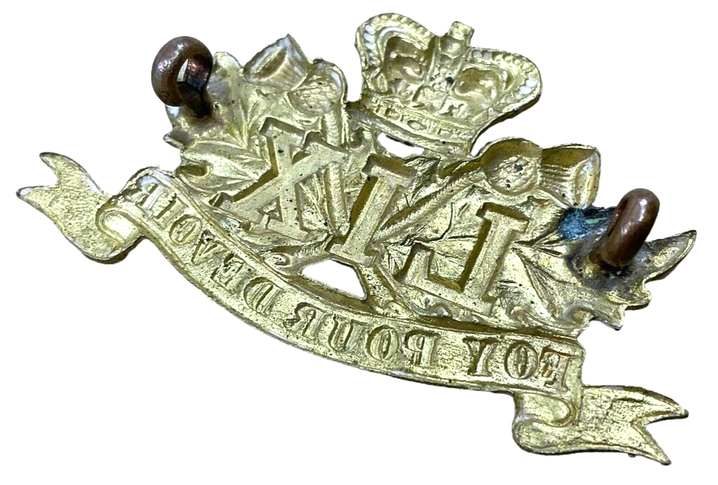 Canadian Militia 59th Battalion Collar Badge Insignia Canadian Militia 59th Battalion Collar Badge Insignia