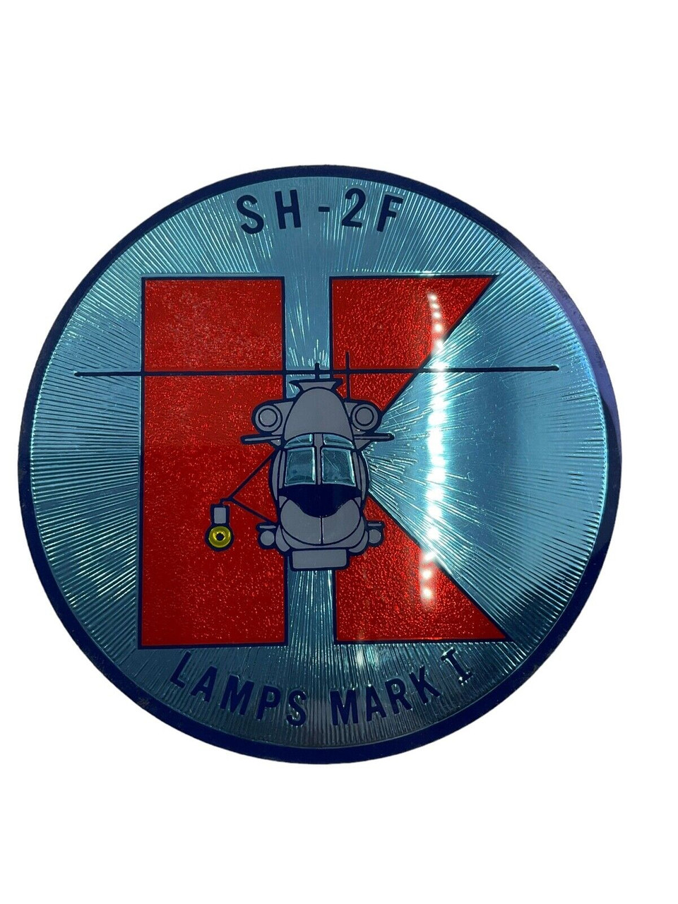US USN Navy SH-2F Kaman Lamps Mark 1 Squadron Sticker US USN Navy SH-2F Kaman Lamps Mark 1 Squadron Sticker