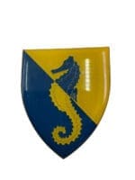 South African Army SADF Durban North Commando Shoulder Badge Enamel