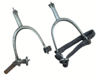 WW1 Canadian CEF Pair Of Spurs C Broad Arrow Dated & Service No.