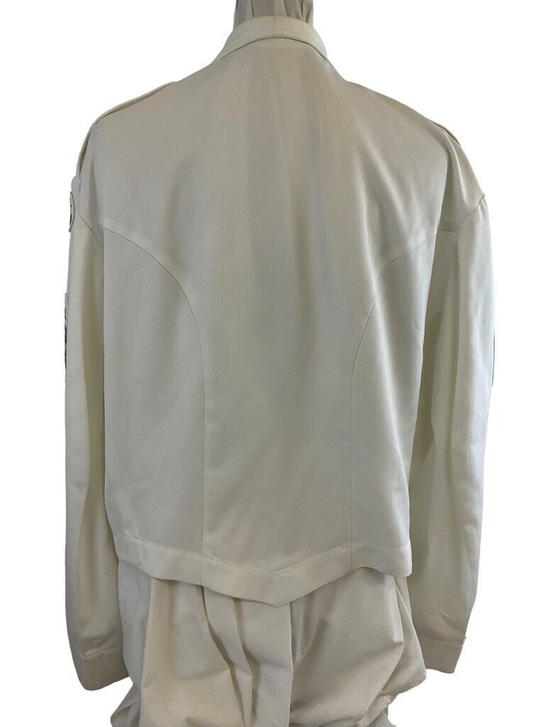 Australian RAAOC Army Ordnance Corps WO1 White Mess Dress and Trousers Australian RAAOC Army Ordnance Corps WO1 White Mess Dress and Trousers