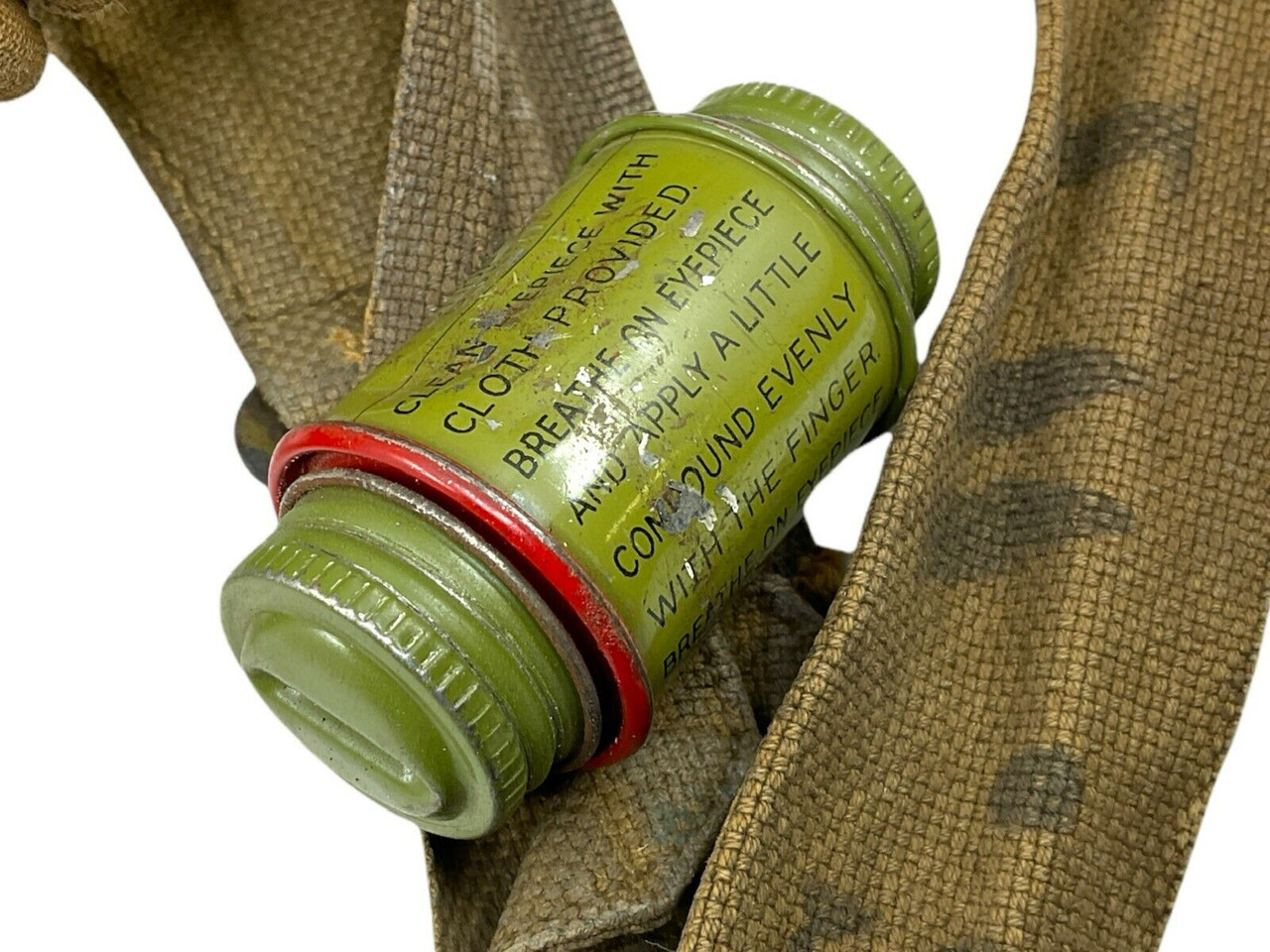 WW2 Canadian RCNVR Navy Long Hose Respirator Named Lt Commander RS Williams RARE WW2 Canadian RCNVR Navy Long Hose Respirator Named Lt Commander RS Williams RARE