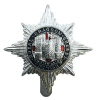 British Royal Dragoon Guards Staybrite Cap Badge