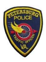 US Petersburg Virginia Traffic Officer Police Patch US Petersburg Virginia Traffic Officer Police Patch