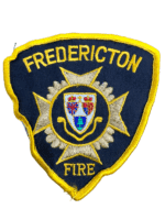 Canadian Fredericton New Brunswick Fire Department Yellow Edge Patch