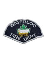 Canadian Waterloo Ontario White Border Police Patch Canadian Waterloo Ontario White Border Police Patch