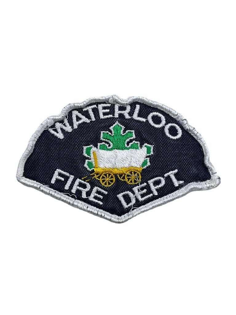 Canadian Waterloo Ontario White Border Police Patch Canadian Waterloo Ontario White Border Police Patch