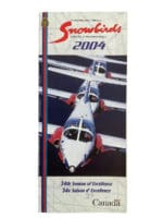 Canadian Forces 431 Squadron RCAF Snowbirds 2004 Show Schedule