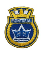 Canadian Forces RCN Navy HMCS Montreal Ships Crest Patch Canadian Forces RCN Navy HMCS Montreal Ships Crest Patch