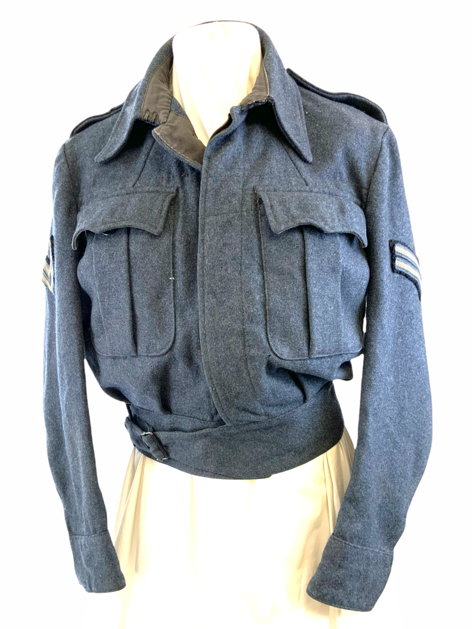 WW2 Canadian RCAF Battledress Blouse Jacket Size No 7 1945 Dated Corporal WW2 Canadian RCAF Battledress Blouse Jacket Size No 7 1945 Dated Corporal