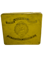 WW2 British Canadian RCN Navy State Express Ration Cigarette Tin 3.5 x 3 Inch 1