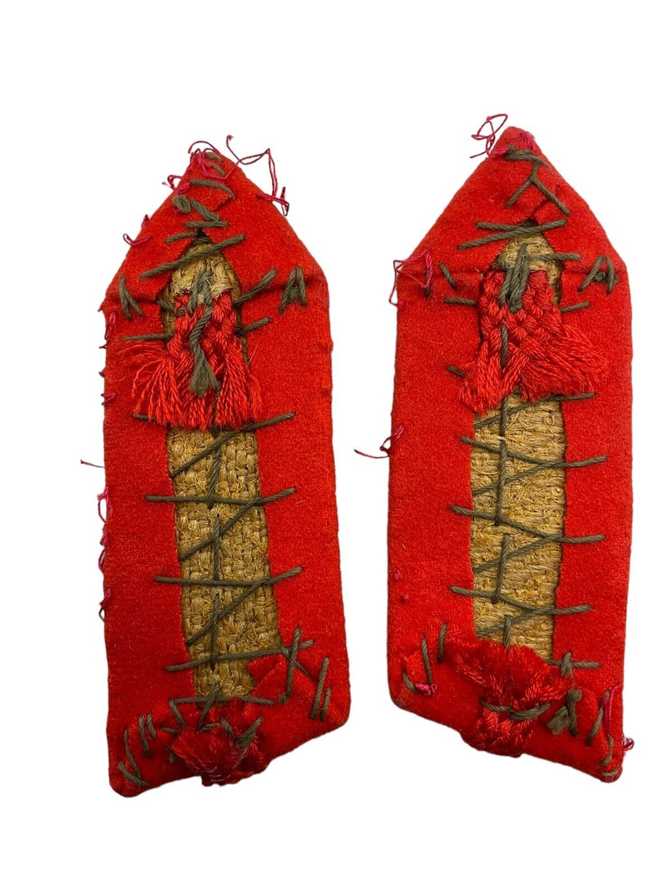 WW2 Canadian Generals Staff Officers Collar Tabs Insignia Pair 1 WW2 Canadian Generals Staff Officers Collar Tabs Insignia Pair 1