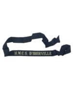 Royal Canadian Navy HMCS D'Iberville Cap Tally Full Length