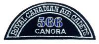 Canadian RCAC Air Cadets 566 Canora Shoulder Title Insignia Patch