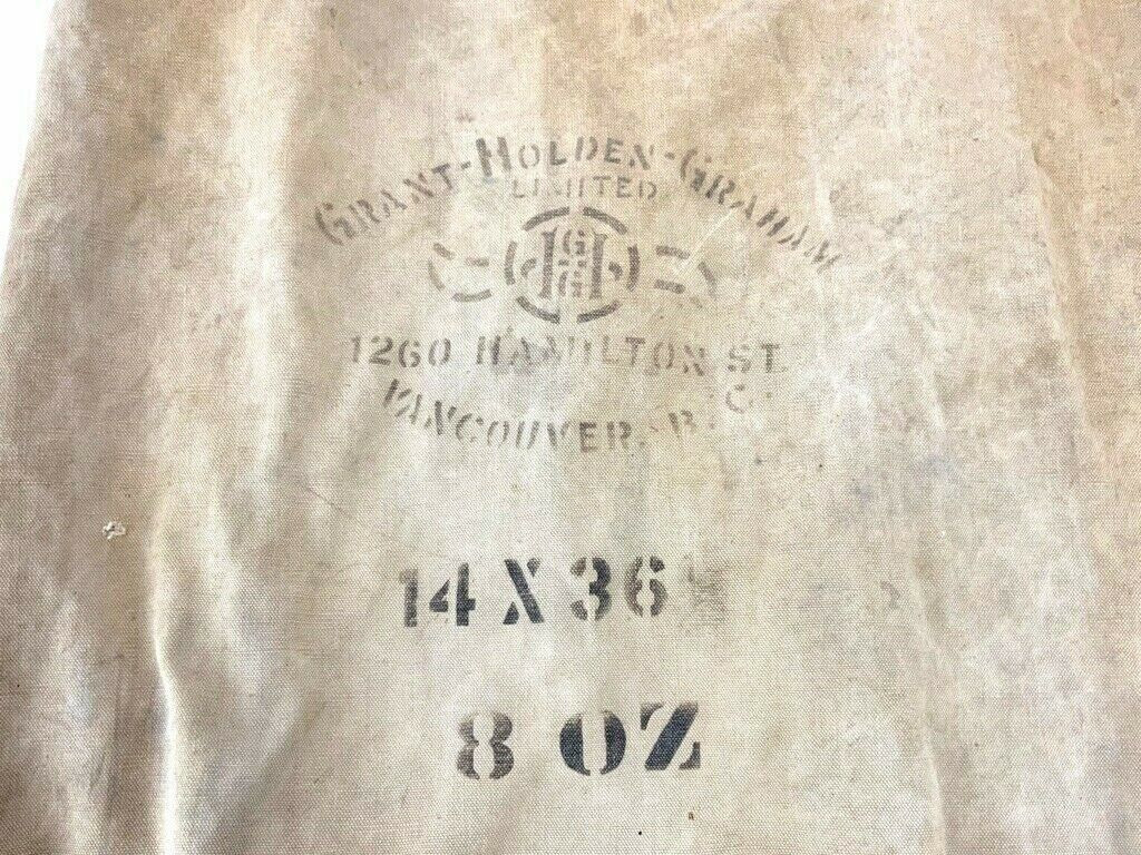 WW1 Canadian CEF Grant Holden Graham Duffle Bag Vintage WW1 Canadian CEF Grant Holden Graham Duffle Bag Vintage