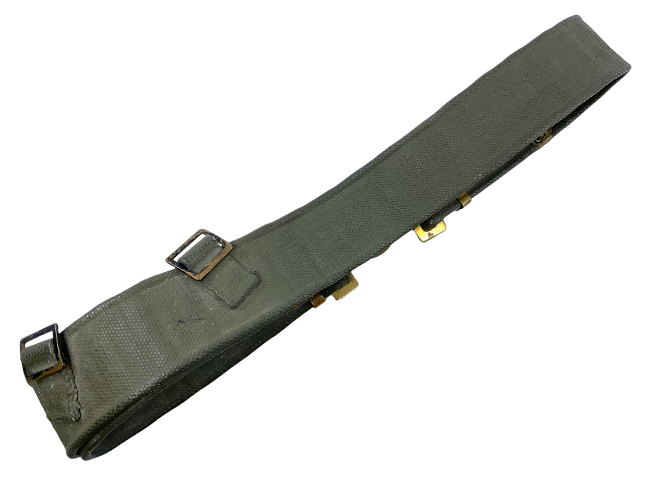 Canadian RHLI Hamilton Light Infantry P37 Web Belt & Brass Buckle Canadian RHLI Hamilton Light Infantry P37 Web Belt & Brass Buckle