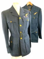 WW2 Canadian RCAF Observer Service Dress Tunics X 2 Named w/ Ops Wing & DFC WW2 Canadian RCAF Observer Service Dress Tunics X 2 Named w/ Ops Wing & DFC