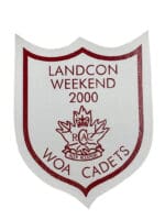 Royal Canadian Army Cadets Landcon Weekend 2000 WOA Cadets Patch