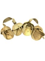 WW1 British BEF Lewis Pouches X 4 1918 Dated P08 Pattern Webbing
