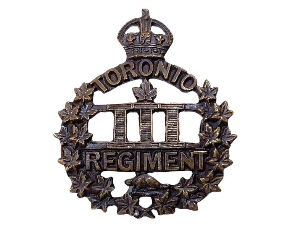 WW1 Canadian CEF 3rd Battalion Officers Collar Insignia Single WW1 Canadian CEF 3rd Battalion Officers Collar Insignia Single