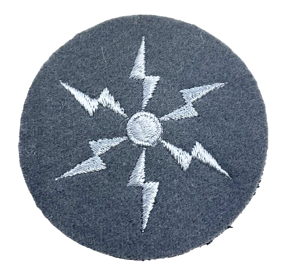 West German Bundeswehr Signals Sleeve Trade Patch 2 West German Bundeswehr Signals Sleeve Trade Patch 2