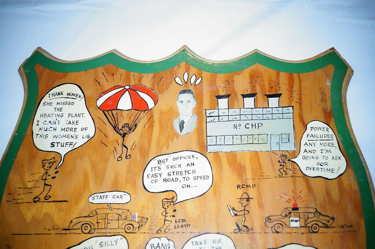 Canadian Forces CFB Summerside PEI 1973 Plaque Canadian Forces CFB Summerside PEI 1973 Plaque