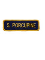 Canadian South Porcupine Ontario Fire Department Yellow Border Patch