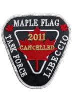 Canadian Forces RCAF Maple Flag 2011 Cancelled Squadron Colour Crest Vintage Canadian Forces RCAF Maple Flag 2011 Cancelled Squadron Colour Crest Vintage