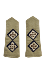 WW2 British Canadian RCE RCEME Pay Corps Lt Tropical Slip On Pair 1